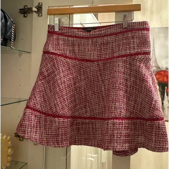 Banana Republic Tweed Pink Skater Style Skirt - Picture 2 of 5